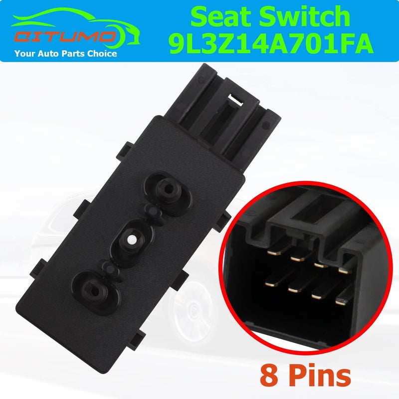 Citumo 9L3Z14A701A 6-Way Power Seat Adjuster Replacement for Mustang Edge Escape Expedition Seat Switch Replace OE PSW5 - Image 4